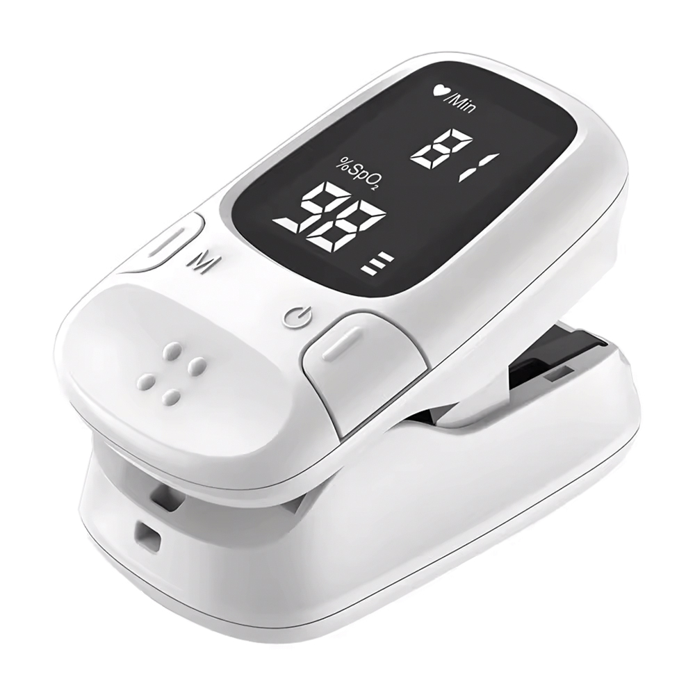 Oxygen Saturation Monitor Fingertip - LEDディスプレイ付き指先パルスオキシメーター 心拍数モニター 血中酸素飽和度計 ポータブル指先オキシメーター検査