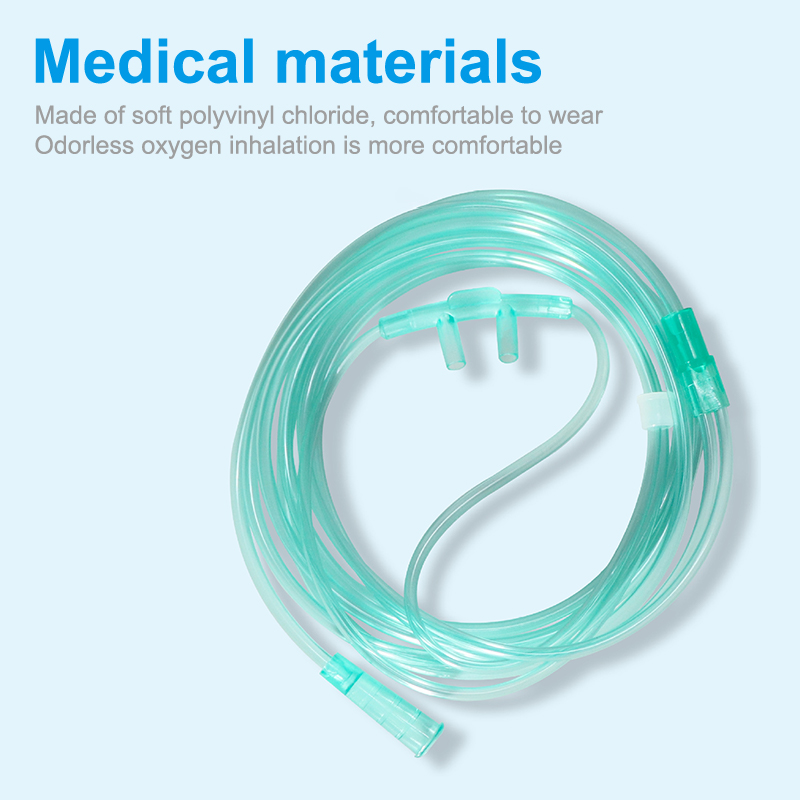 5 個の PVC 1.5 メートル/2 メートル使い捨て酸素 - Oxygen Cannula Nasal Tubing 2M のレビューと価格