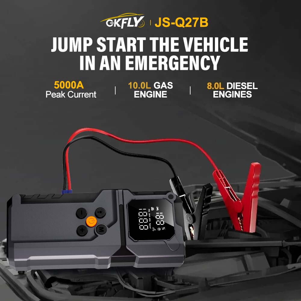 GKFLY 4 in 1 5000A ポータブルジャンプスタ - Portable Oxygen Concentrator Battery のレビューと価格