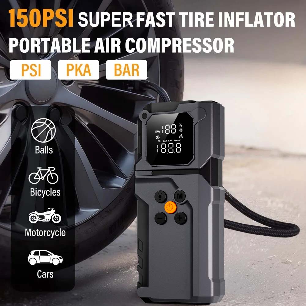 GKFLY 4 in 1 5000A ポータブルジャンプスタ - Portable Oxygen Concentrator Battery のレビューと価格
