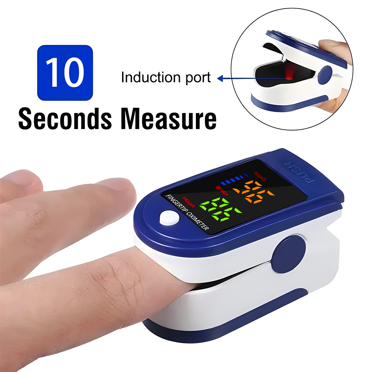 TFT指先パルスオキシメーター |   携帯型フィンガークリ - Oxygen Saturation Monitor Fingertip のレビューと価格
