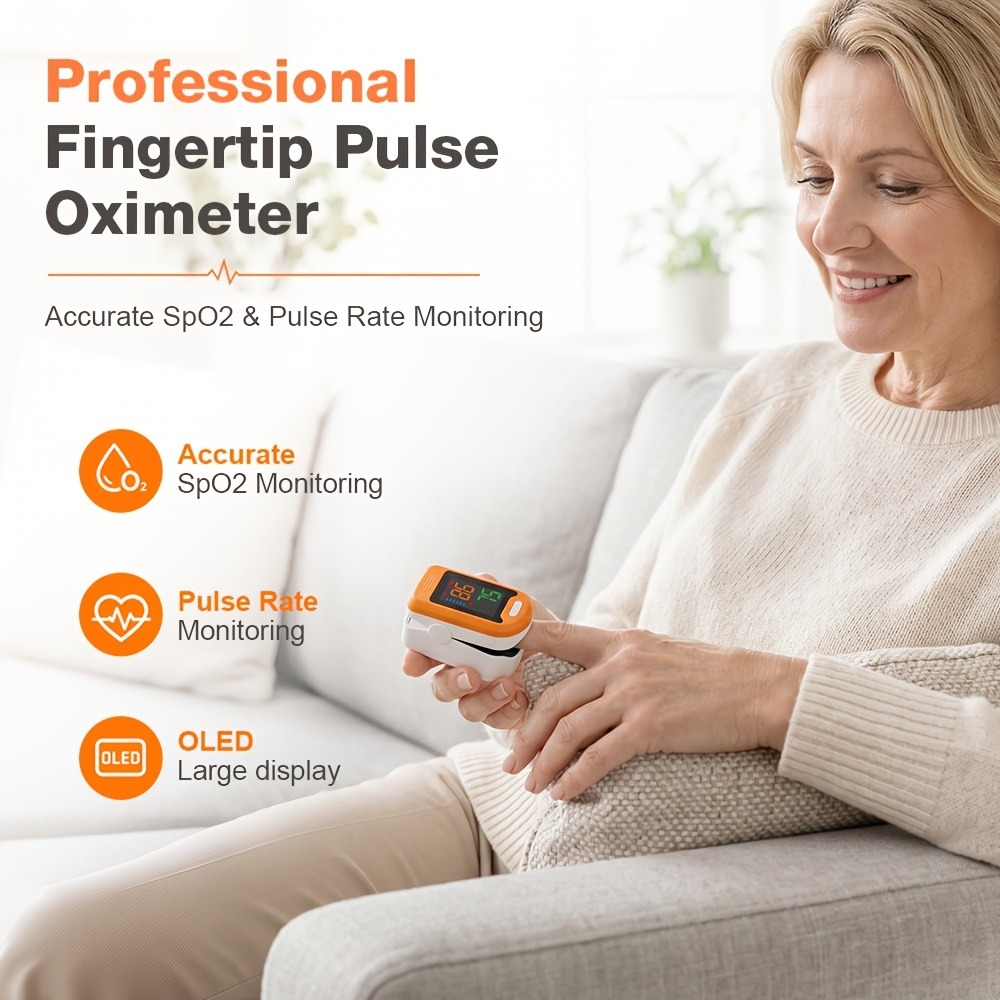 指先パルスオキシメーター SpO2 モニター、脈拍数デジタル - Oxygen Saturation Monitor Fingertip のレビューと価格