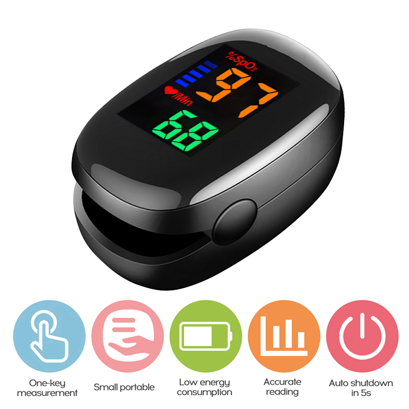 指先パルスオキシメーター ポータブル 4色表示 血中酸素飽和 - Oxygen Saturation Monitor Fingertip のレビューと価格