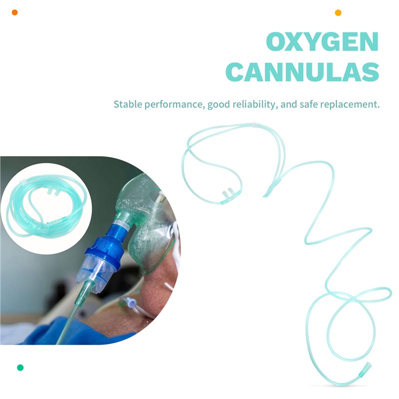 ABIT製、15個入り、2メートルの鼻腔用酸素チューブ、柔軟 - Oxygen Cannula Nasal Tubing 2M のレビューと価格