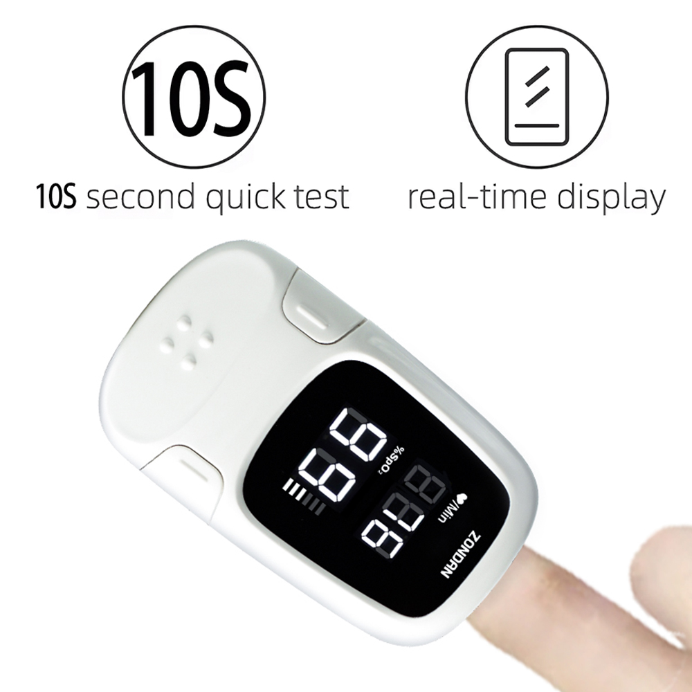 LEDディスプレイ付き指先パルスオキシメーター 心拍数モニタ - Oxygen Saturation Monitor Fingertip のレビューと価格