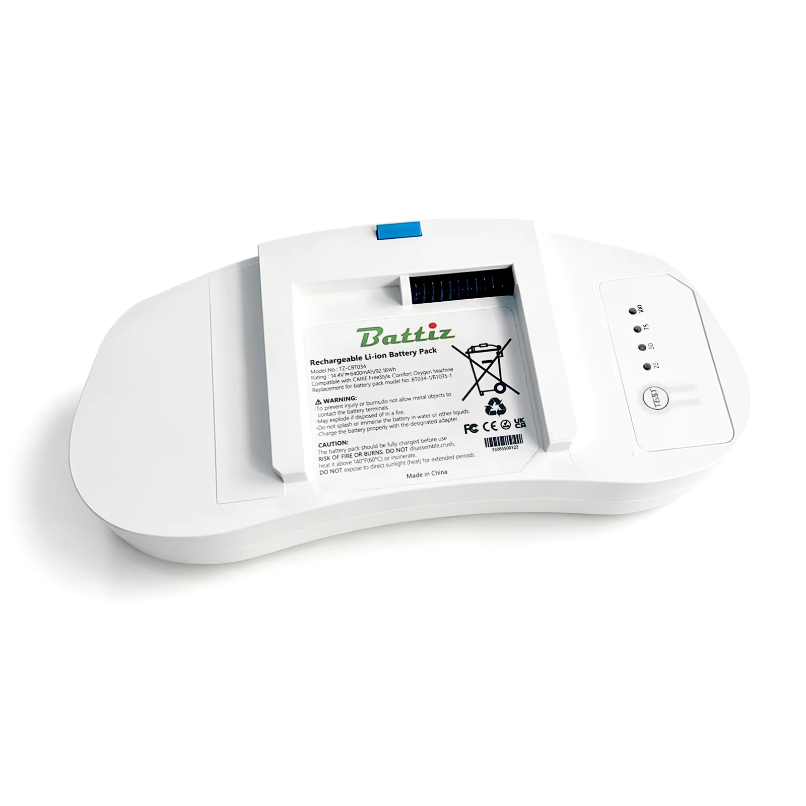 BT034-1、BT034-1S対応の交換用バッテリー。14 - Portable Oxygen Concentrator Battery のレビューと価格